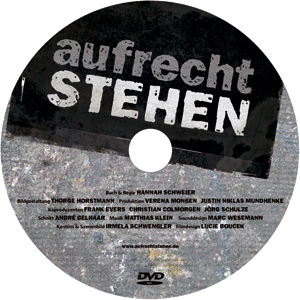 aufrecht stehen